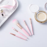 5PCS/set Beginner Beauty Makeup Brushes Set Makeup Tools Eye Makeup Brush Foundation Eyeshadow Cosmetic Brush Maquiagem STLM1