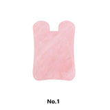 DropShipping Natural Rose Quartz Facial Skin Care Tools Massage For Face Anti-wrinkle Beauty Slimming Massage Facial Scraper