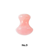 DropShipping Natural Rose Quartz Facial Skin Care Tools Massage For Face Anti-wrinkle Beauty Slimming Massage Facial Scraper