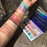 Beauty Glazed NEW 18 Colors Eyeshadow Pallete Silky Foggy Matte Eyeshadow Glitter Pigment  Longlasting Smoky Eye Shadow TSLM2